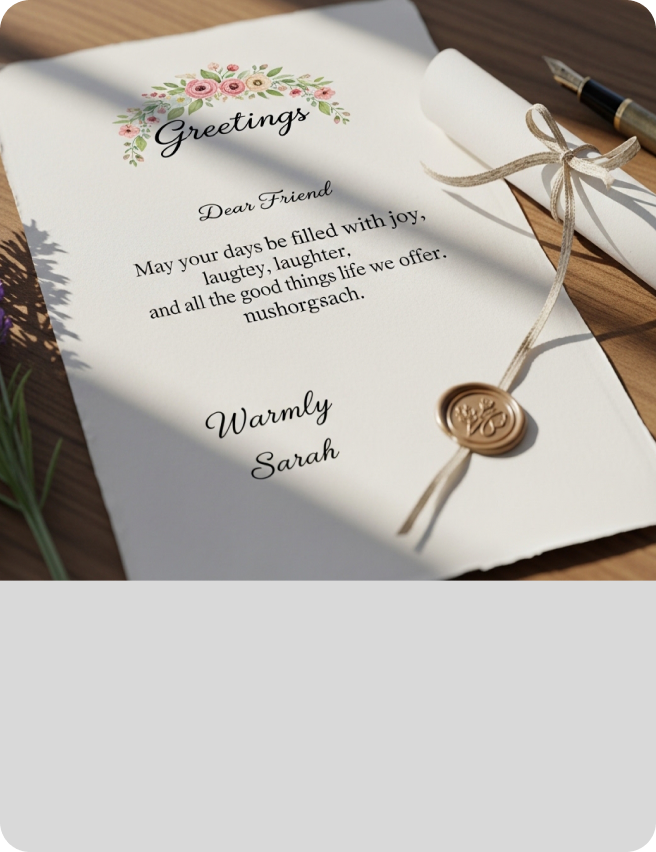 Letter preview